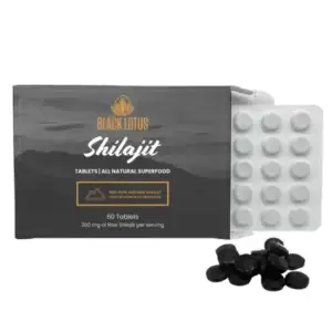 Black Lotus Raw Shilajit 200 MG 120 Tablets
