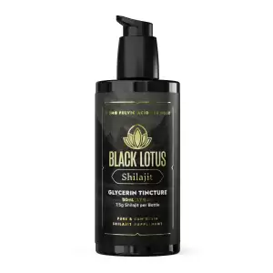 Black Lotus Shilajit Glycerin Tincture 175 MG 50 ML.