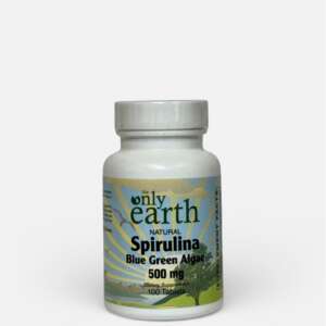 The Only Earth Spirulina Blue Green Algae 500 Mg