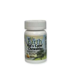 The Only Earth Kids Calm Chewable 30 Mixed Fruit Tablets