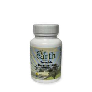 The Only Earth L-Theanine 200 Mg 30 Chewable Tablets