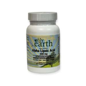 The Only Earth High Potency Alpha Lipoic Acid 600 Mg 60 Vegan Capsules