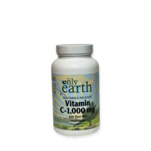 The Only Earth  Vitamin C-1000 MG With Rose Hips Sustained Release 250 Tablets