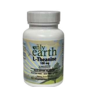 The Only Earth L-Theanine 100 MG 60 Vegetarian Capsules