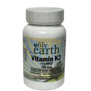 The Only Earth Vitamin K2 120 Mcg 60 Vegetarian Capsules