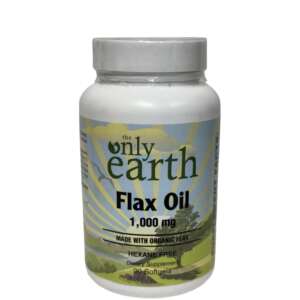 The Only Earth Flax Oil 1000 Mg 90 Softgels
