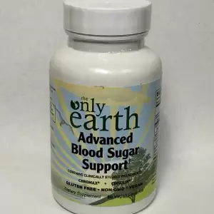 The Only Earth Advanced Blood Sugar Support 60 Vegan Capsules
