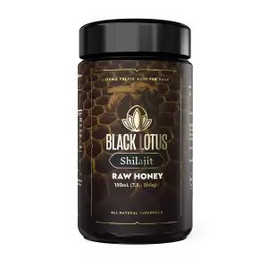 Black Lotus Shilajit Raw Honey 150 ML 7.5 Grams