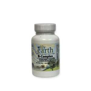 The Only Earth Organic Whole Food B-Complex 60 Vegetarian Tablets