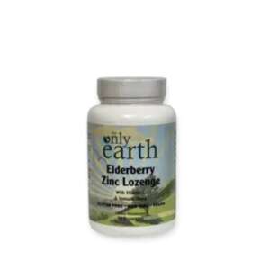 The Only Earth Elderberry Zinc Lozenge 60 Lozenges