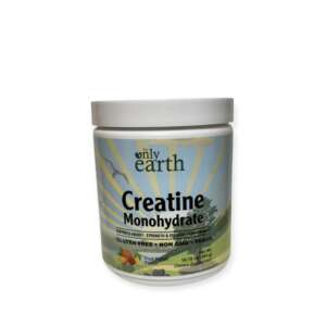 The Only Earth Creatine Powder Fruit Punch Flavor 10.72 Oz.