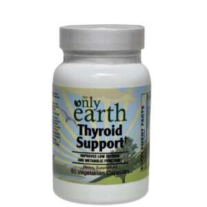 The Only Earth Thyroid Support 60 Vegetarian Capsules