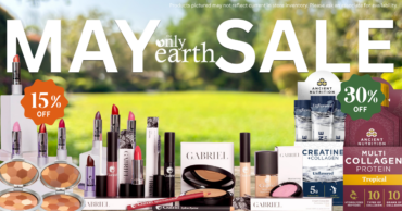 May promotions sale featuring Ancient Nutrition Peptides Gabriel Zuzu Luxe and The Only Earth brand supplements with sale percentages at The Only Earth High Point NC