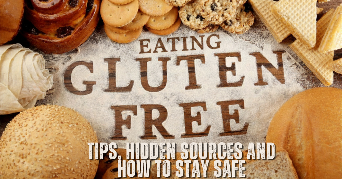 Image of gluten foods titled with," Are You Really Eating Gluten Free? — Read Becky's Latest on the Blog" at The Only Earth in High Point