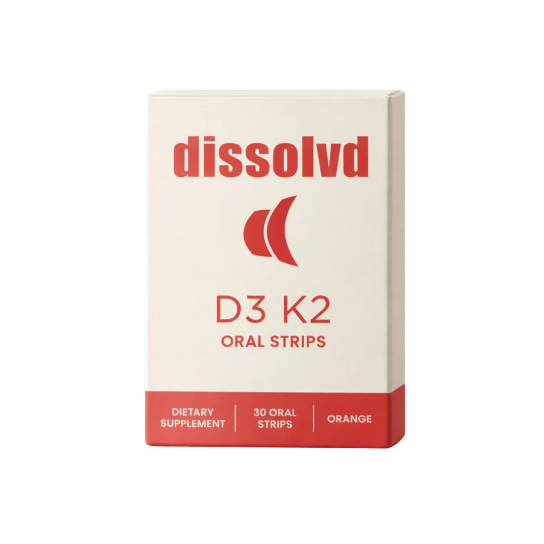 DISSOLVD D3K2 oral strips bone and immune support available online The Only Earth High Point NC