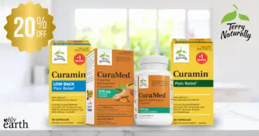 Terry Naturally Curamin and CuraMed natural pain relief supplements at The Only Earth High Point NC