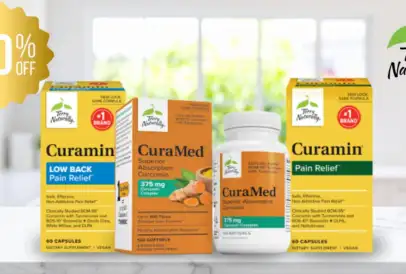 Terry Naturally Curamin and CuraMed natural pain relief supplements at The Only Earth High Point NC