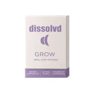 DISSOLVD Grow peptide oral strips available online at The Only Earth High Point NC