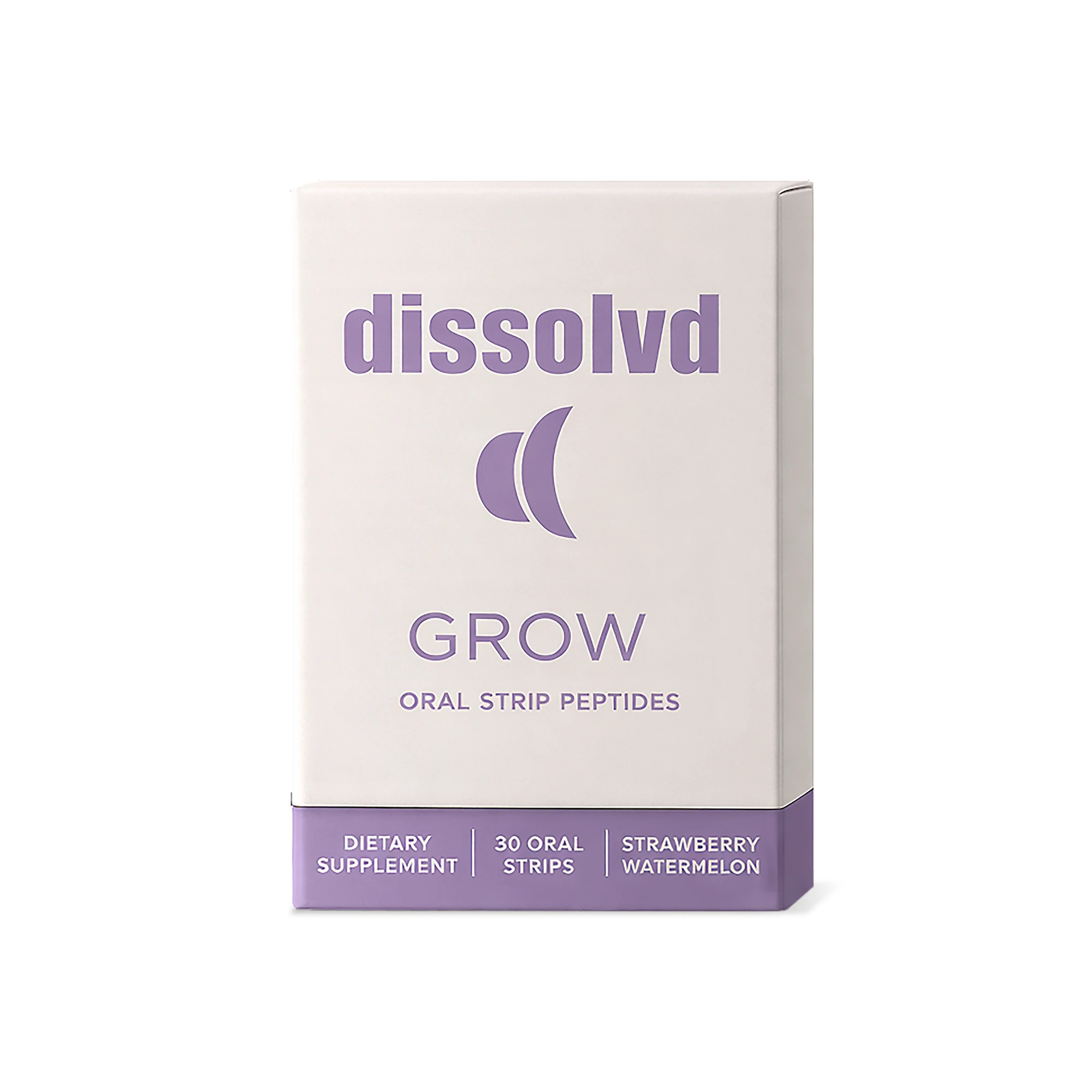 DISSOLVD Grow peptide oral strips available online at The Only Earth High Point NC