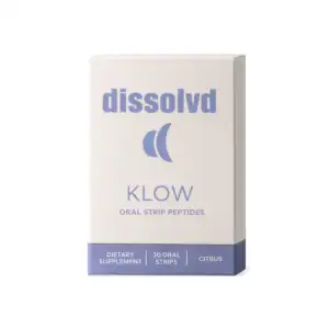 DISSOLVD Klow peptide recovery and skin strips available online at The Only Earth High Point NC