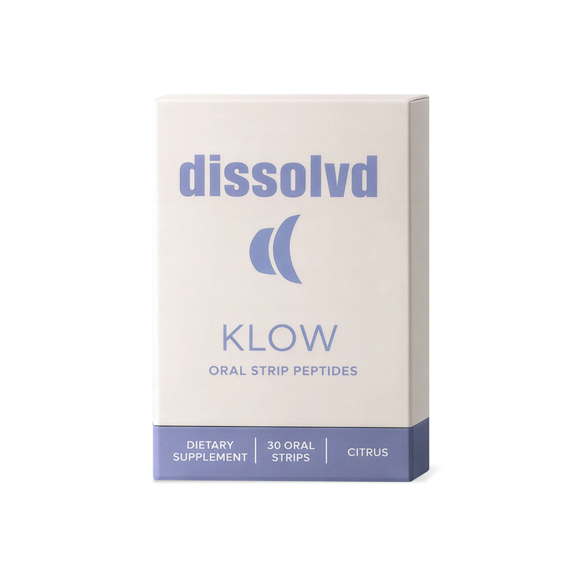 DISSOLVD Klow peptide recovery and skin strips available online at The Only Earth High Point NC