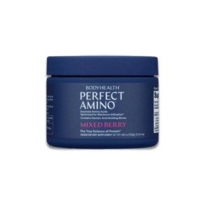 BodyHealth PerfectAmino acid powder in Lemon Lime is available at The Only Earth in High Point, NC