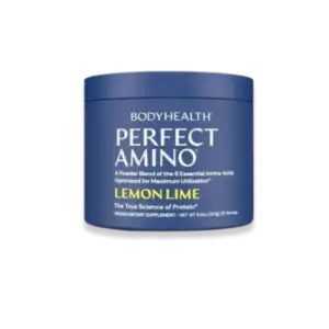 BodyHealth PerfectAmino acid powder in Lemon Lime is available at The Only Earth in High Point, NC