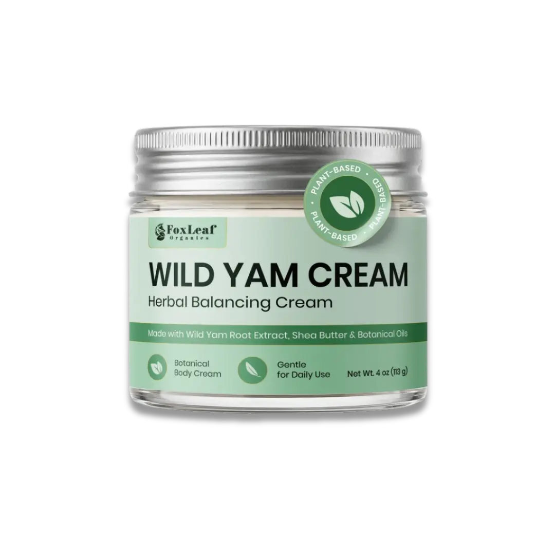 FoxLeaf Organics Wild Yam Cream available in=store & online The Only Earth High Point NC