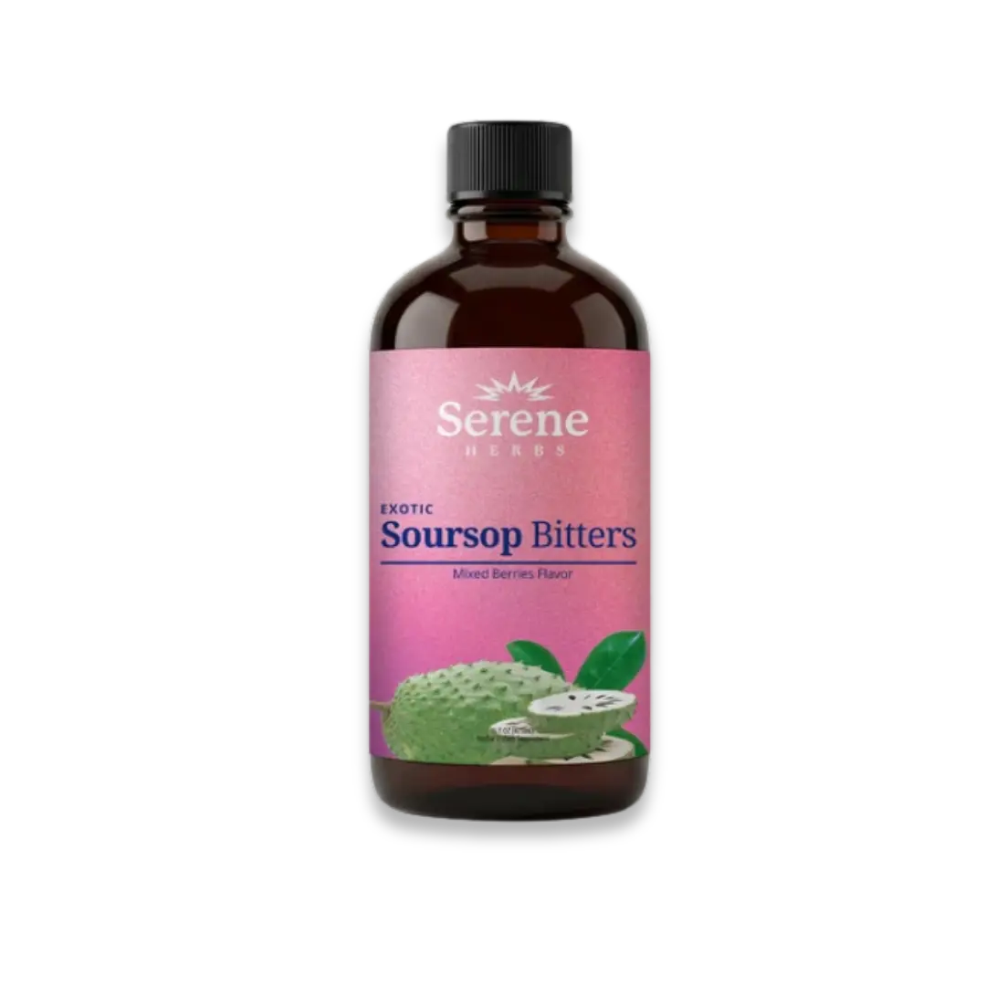 Serene Herbs Soursop Bitters Mixed Berry available in-store or online The Only Earth High Point NC