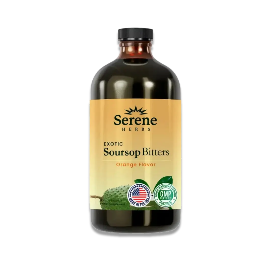 Serene Herbs Soursop Bitters Orange available online The Only Earth High Point NC
