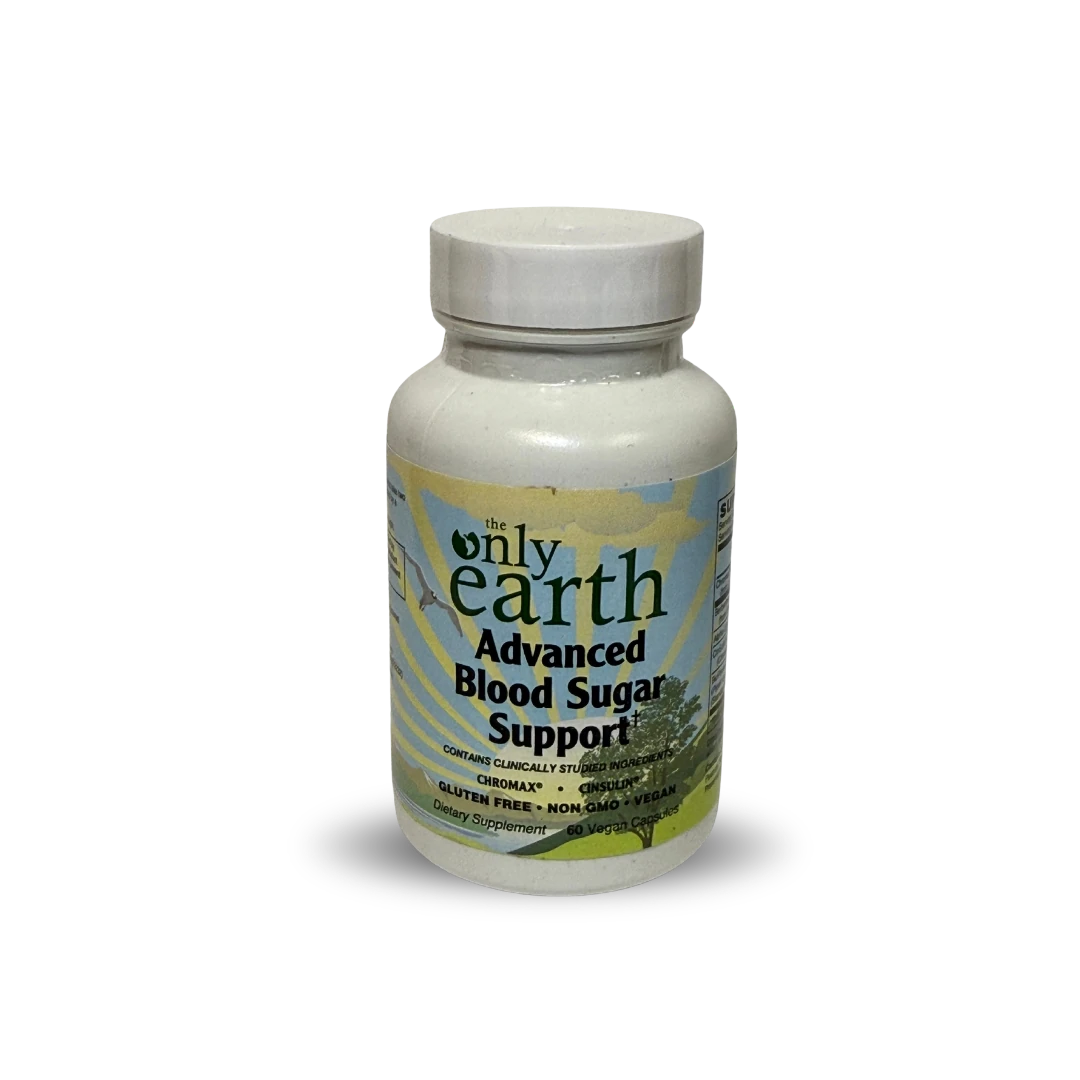 Advanced Blood Sugar Support, available in-store or online at The Only Earth High Point NC