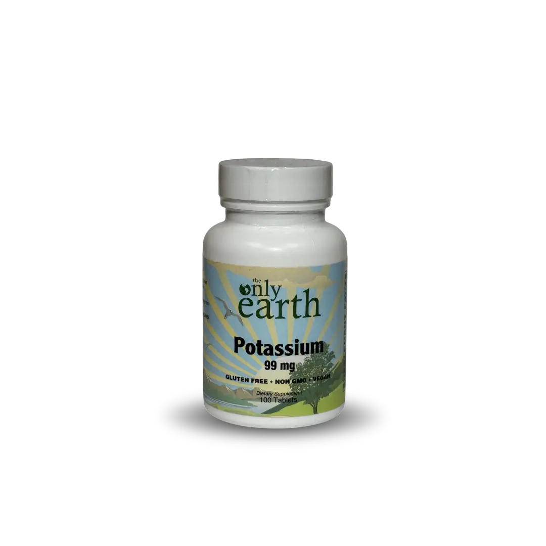 Potassium, 99mcg, available in-store or online at The Only Earth High Point NC